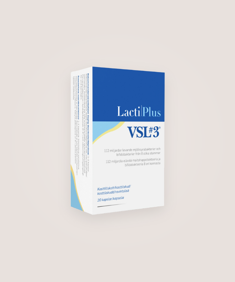 Lactiplus VSL#3, 20 kapslar