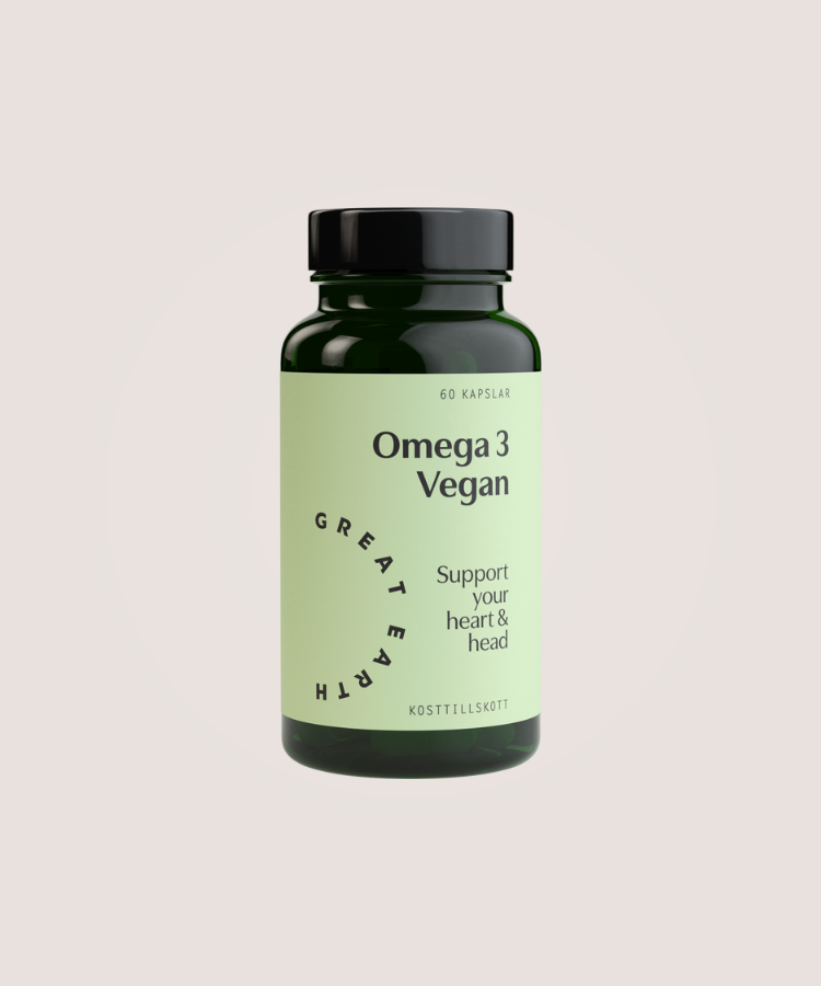 Omega 3 vegan, great earth